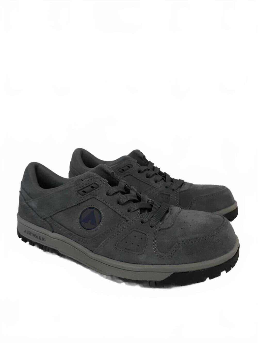 Airwalk Men's Mongo Work Shoe AW6301 Composite Toe EH Charcoal Size 7.5EE